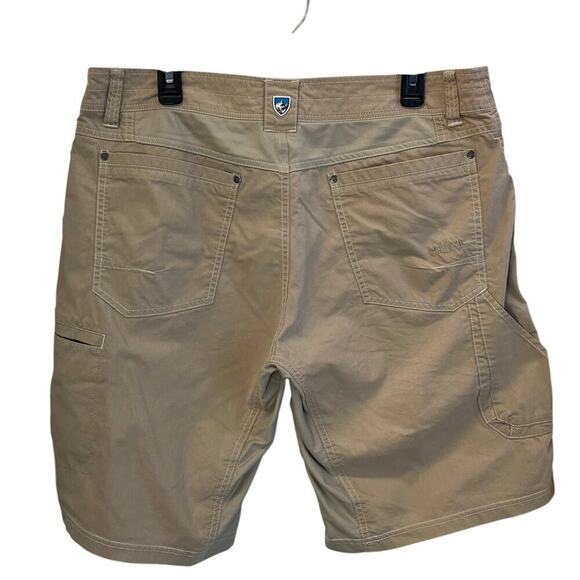 Kuhl Mens Light Brown 36 Inseam 10.5 Radikl Cargo Pockets Shorts FLAW Outdoors - Picture 2 of 10